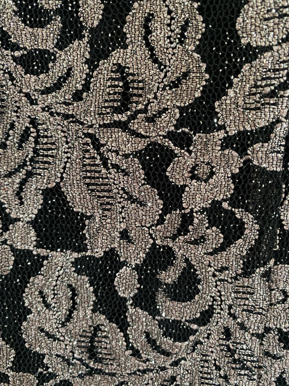 NWT Nightway Sleeveless Keyhole Halter Neck Glitter Lace Gown Size 8 - Picture 9 of 16